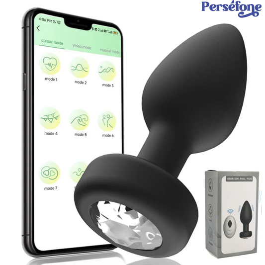 Anal plug vibrador