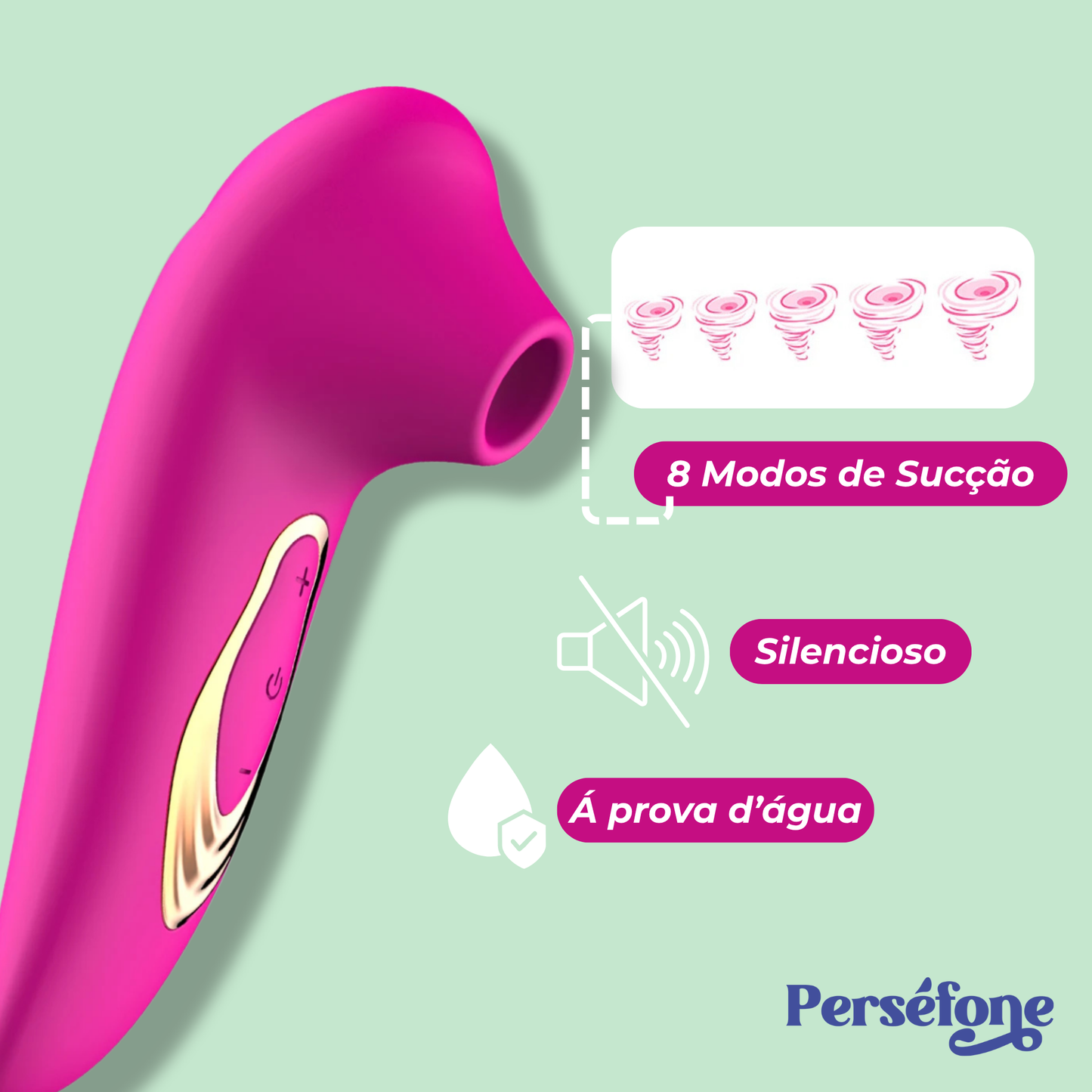 Vibrador golfinho sugador