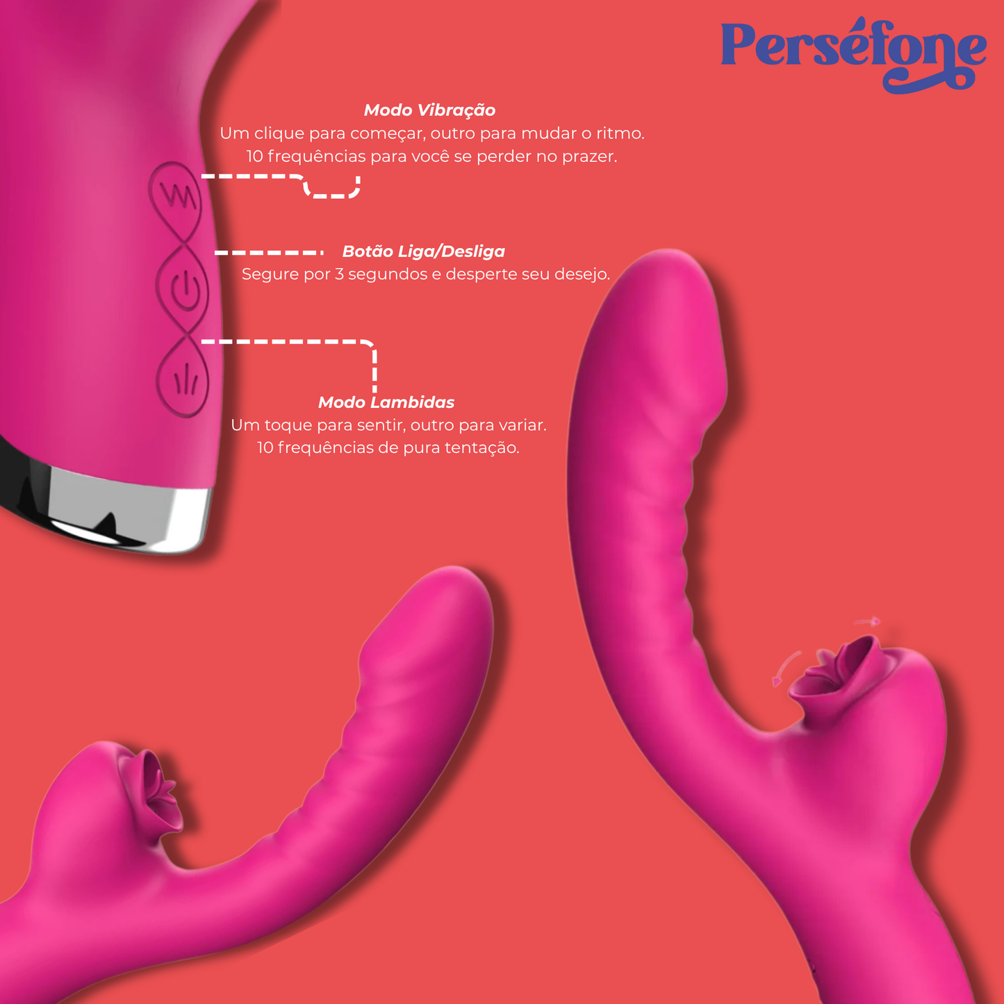 Vibrador Estimulador Duplo