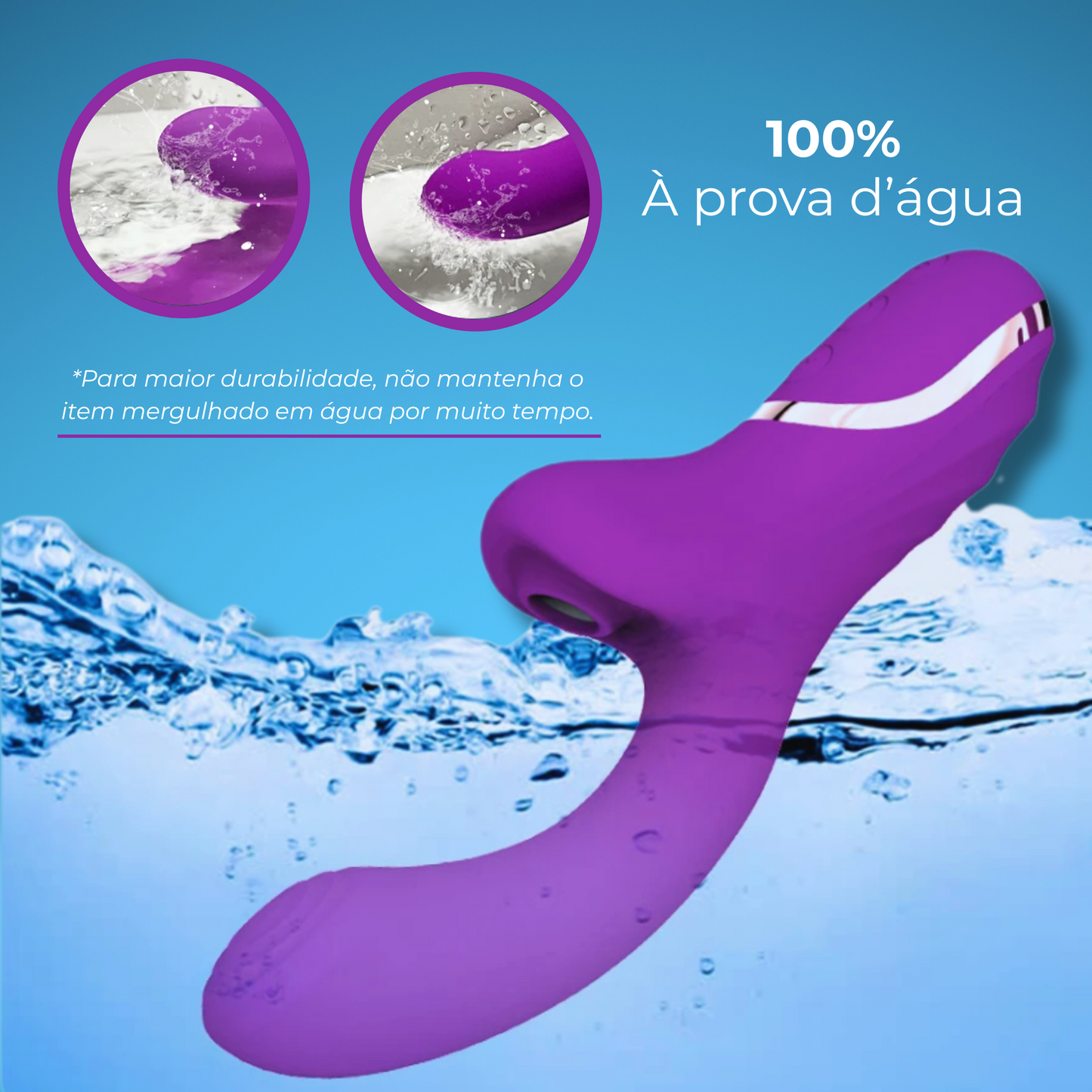 Estimulador de Clitóris e Penetração Duo